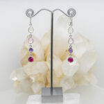 multi stone earrings