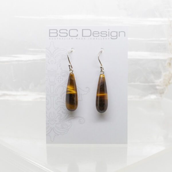 tiger eye earrings