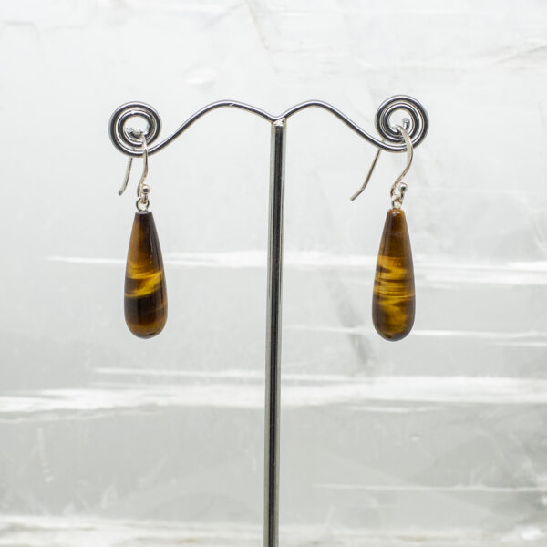 tiger eye earrings