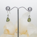 moldavite earrings