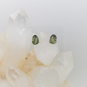 moldavite studs