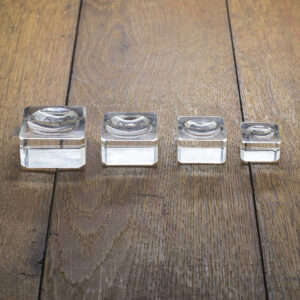 glass square ball stand