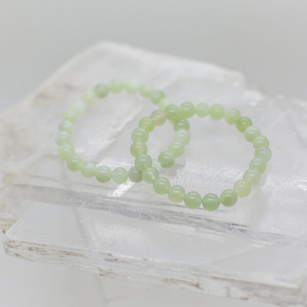 new jade 8mm bead bracelet