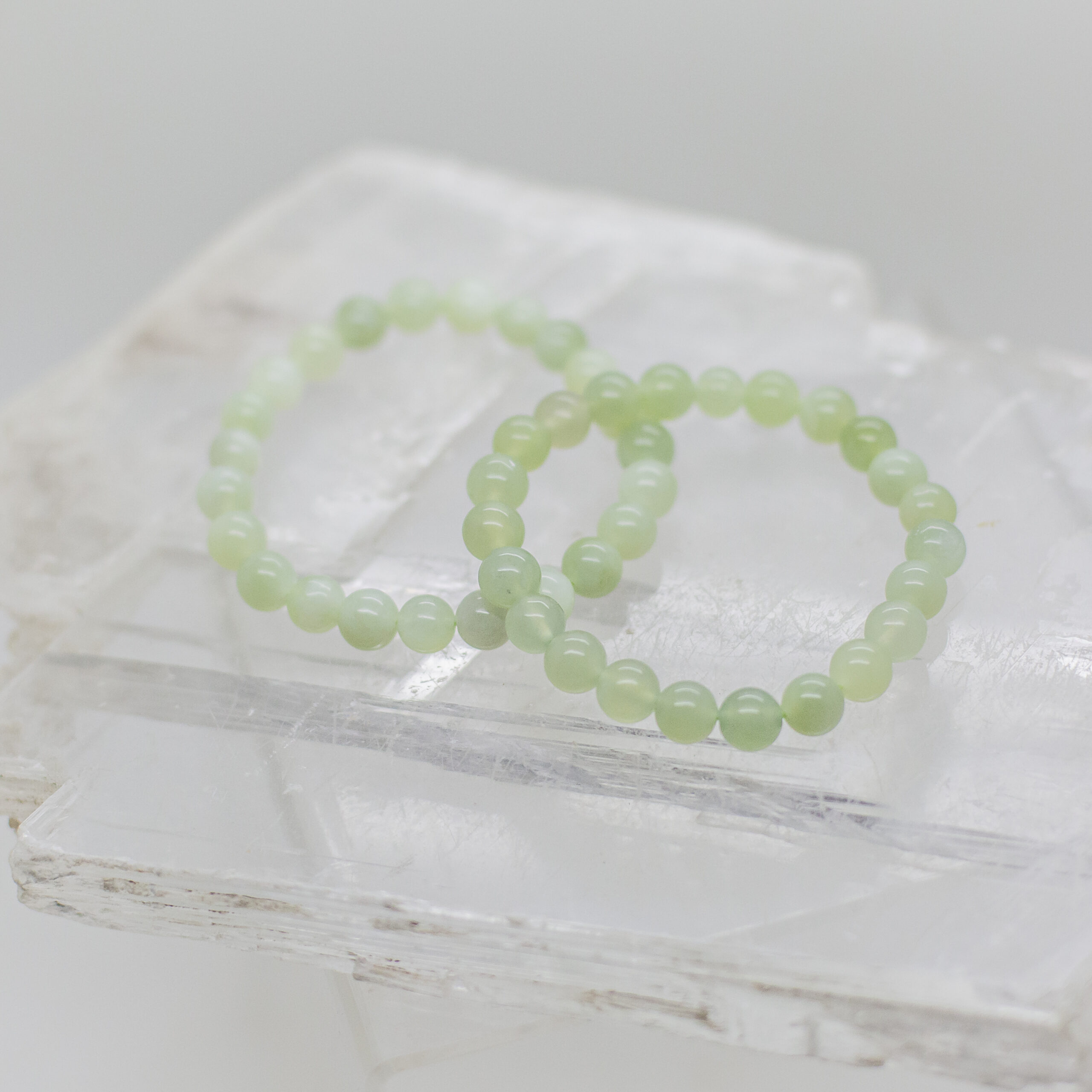 new jade 8mm bead bracelet