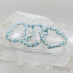 larimar chip bracelets