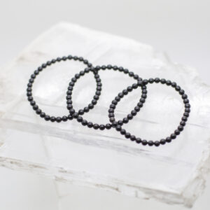 shungite 5mm bead bracelet