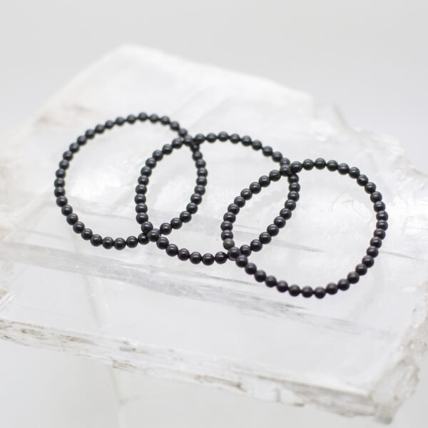 shungite 5mm bead bracelet