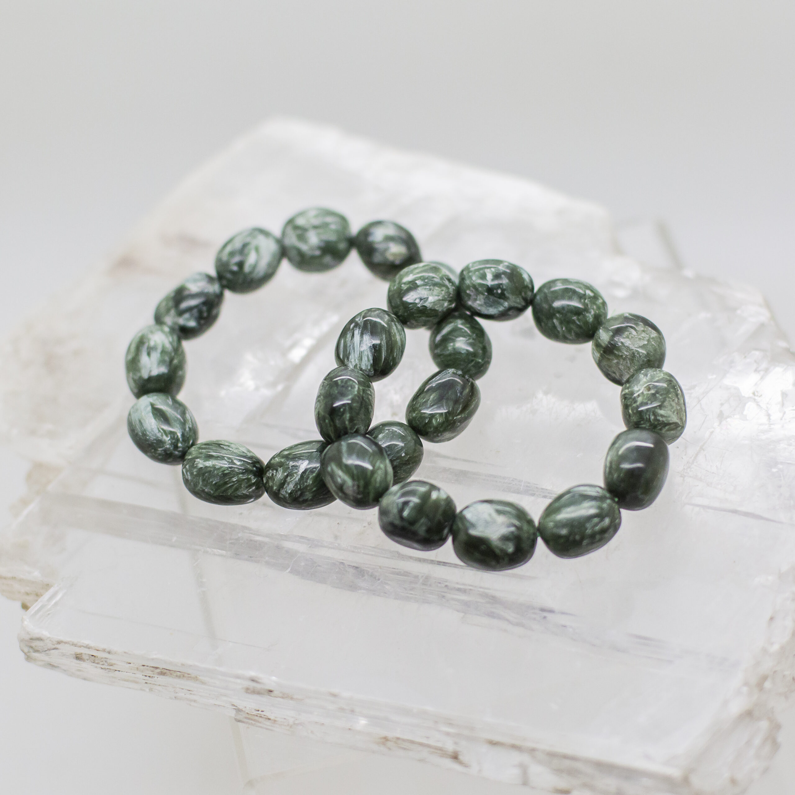 seraphinite large chip bracelet (copy)