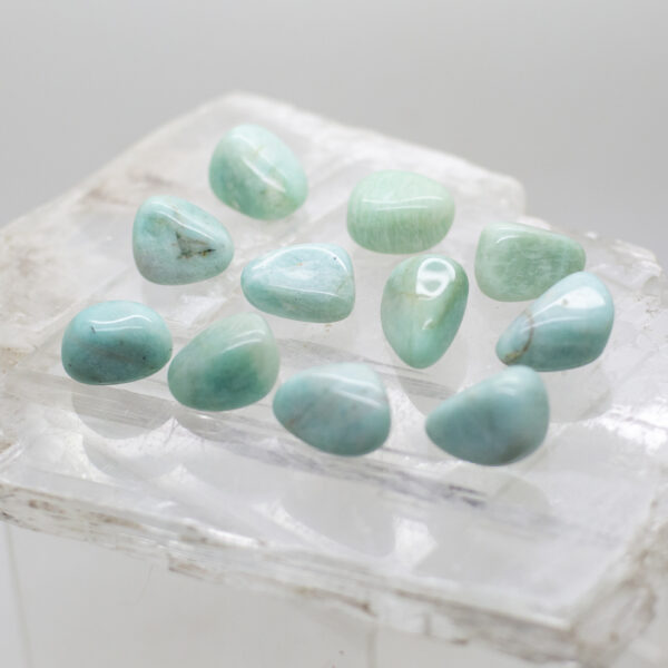 amazonite tumbed stones