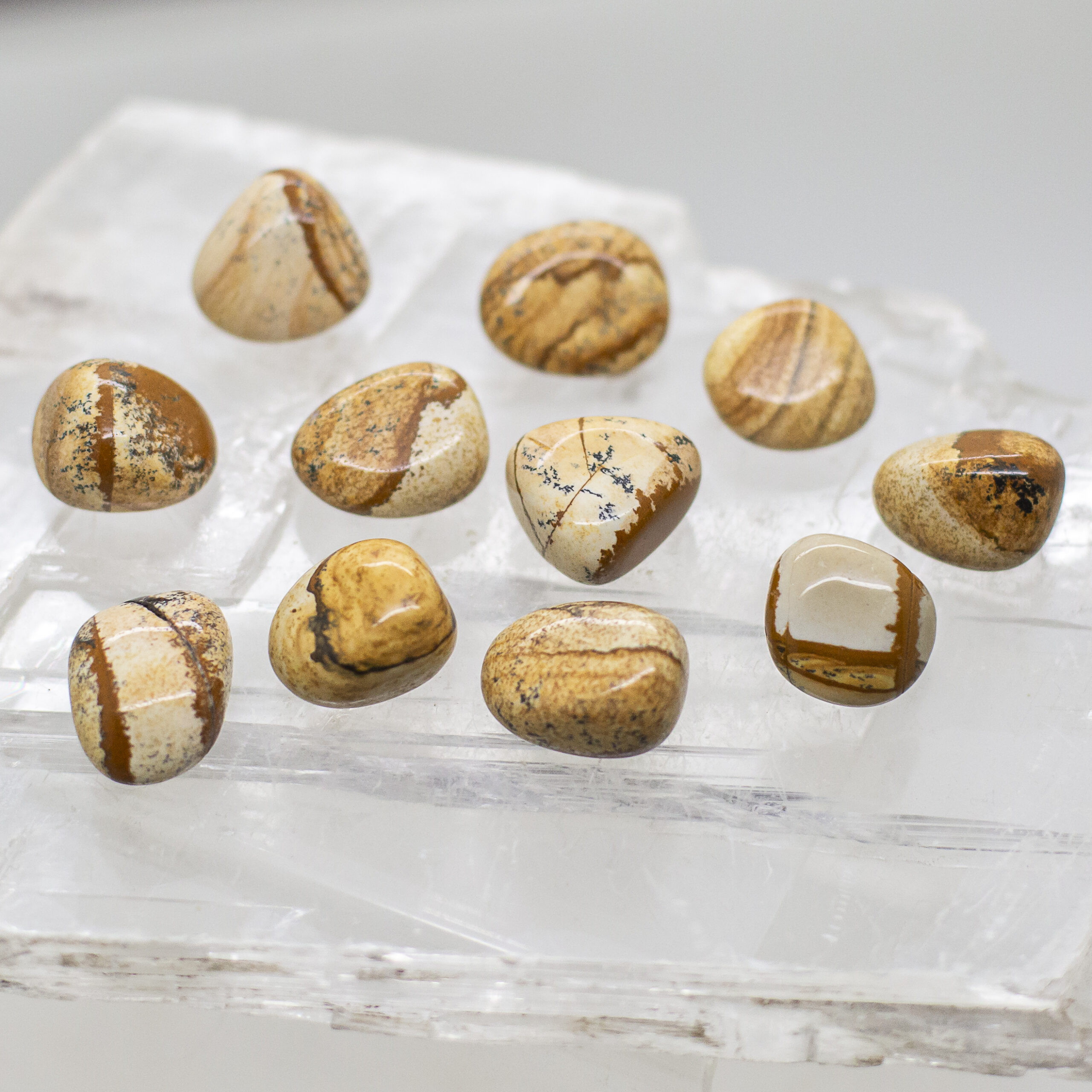 picture jasper tumbled stone