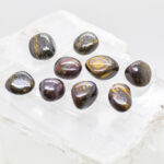 tiger iron tumbled stone