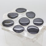 black tourmaline hand stones