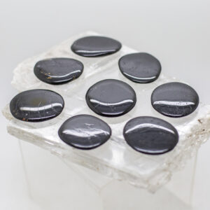 black tourmaline hand stones
