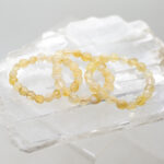citrine tumbled bracelet