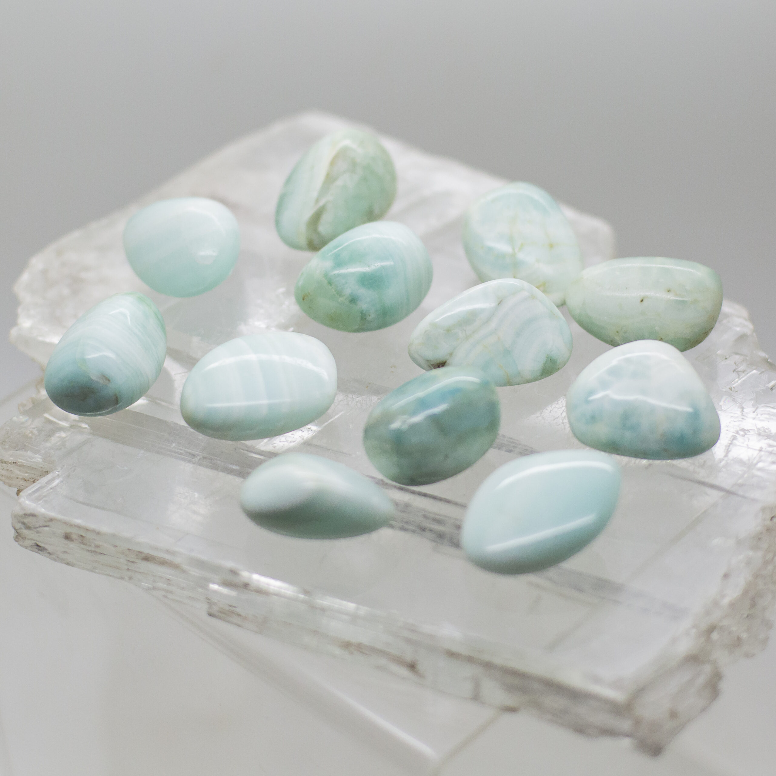 hemimorphite tumbled stones