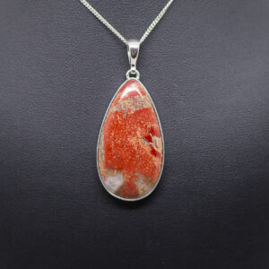 red jasper pendant