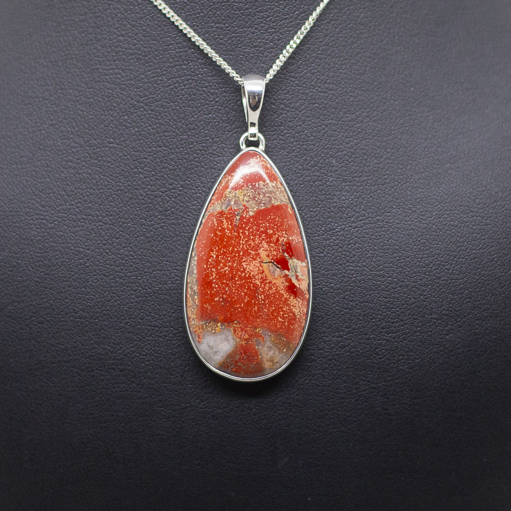 red jasper pendant