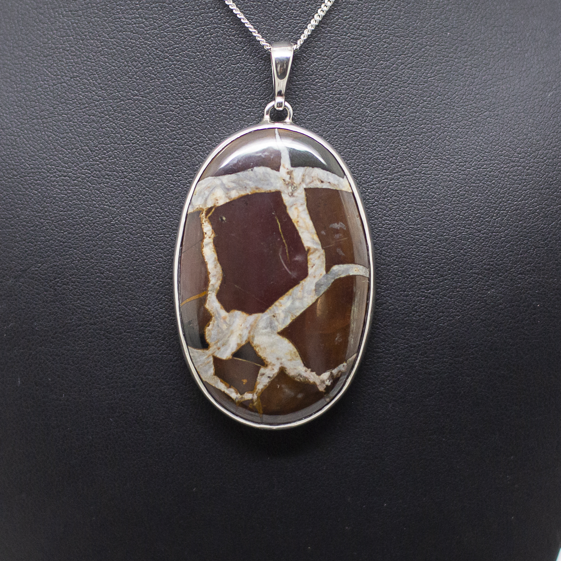 Septarian pendant