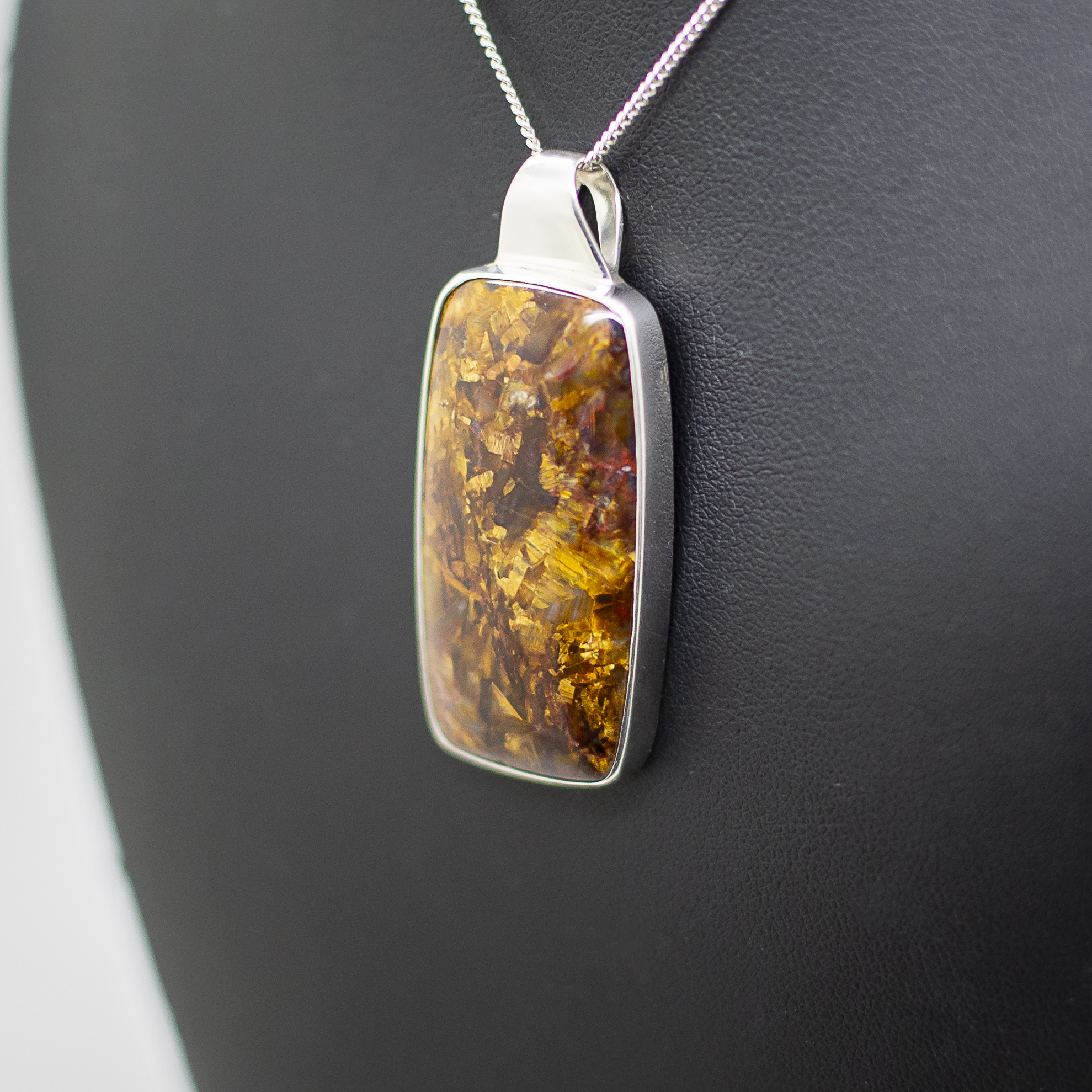 pietersite pendant
