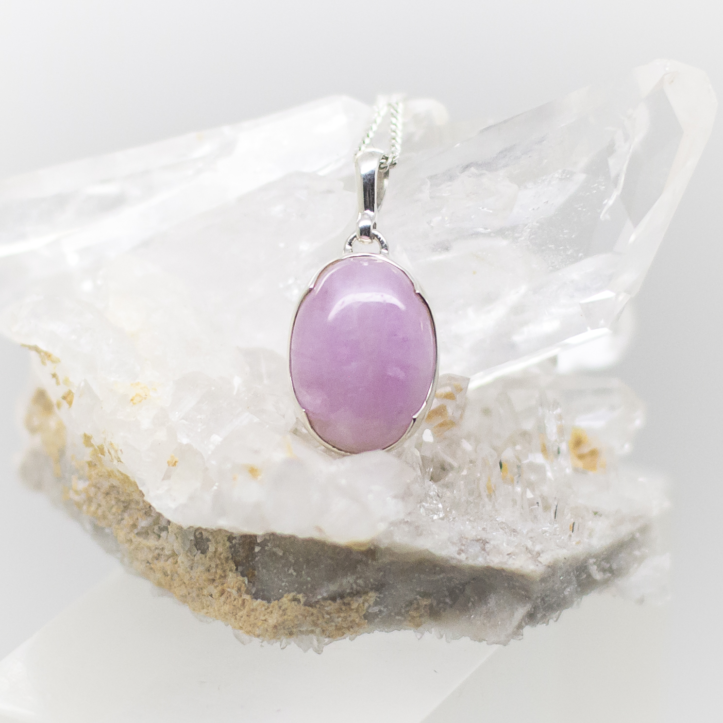 kunzite pendant