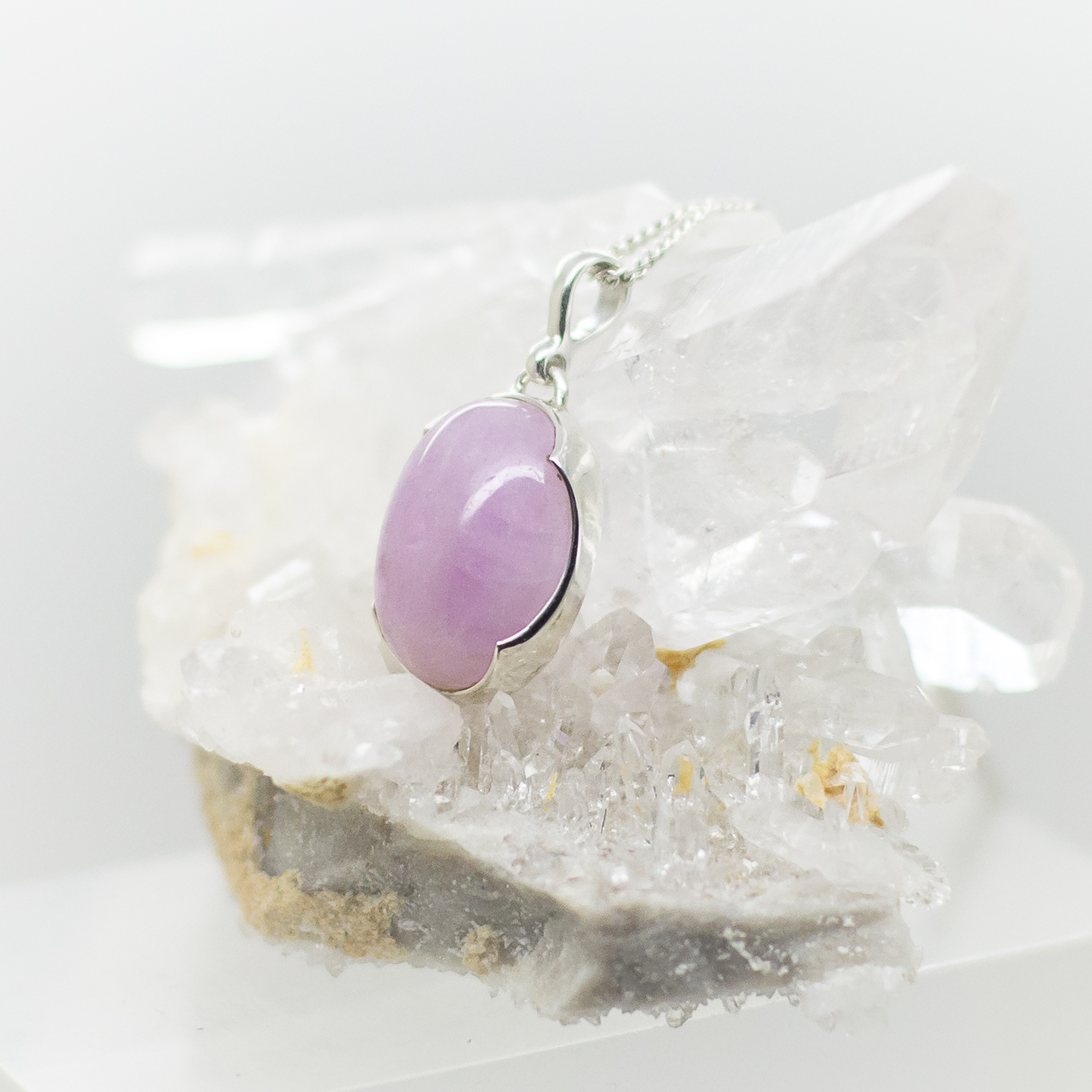 kunzite pendant
