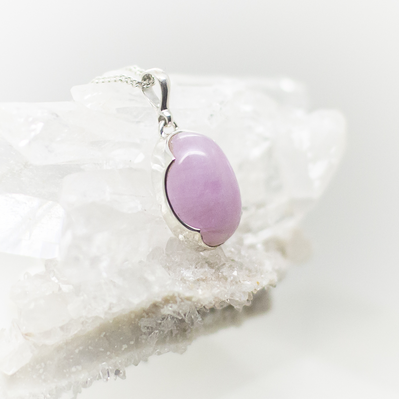 kunzite pendant