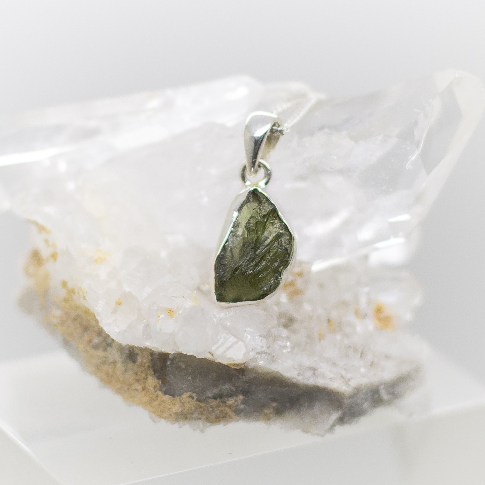 moldavite pendant