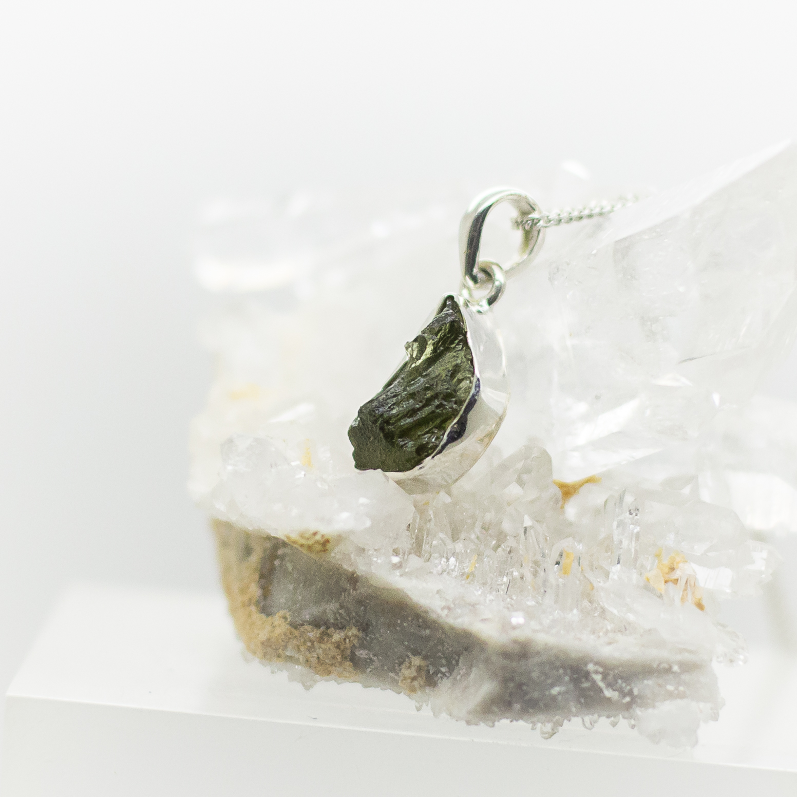 moldavite pendant