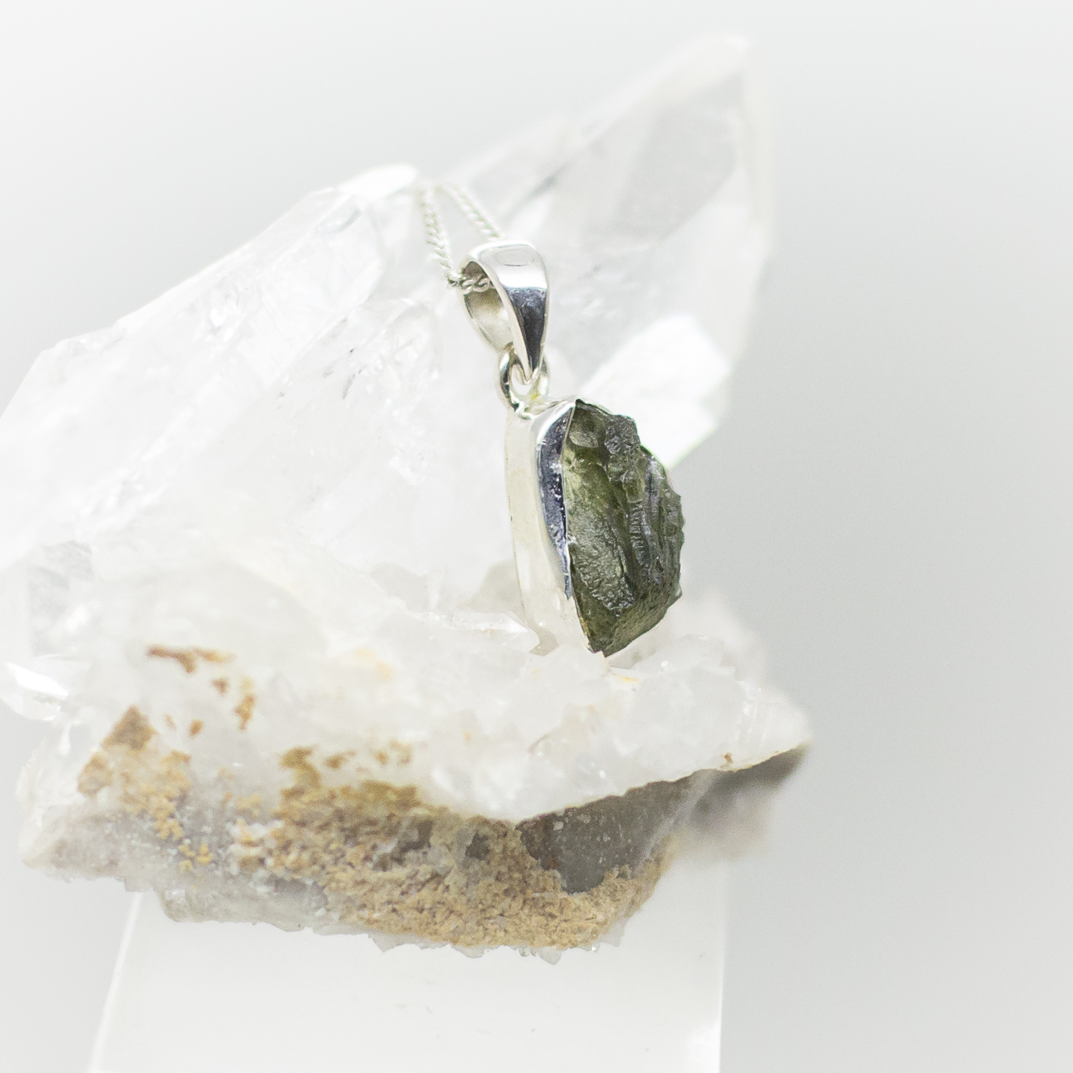 moldavite pendant