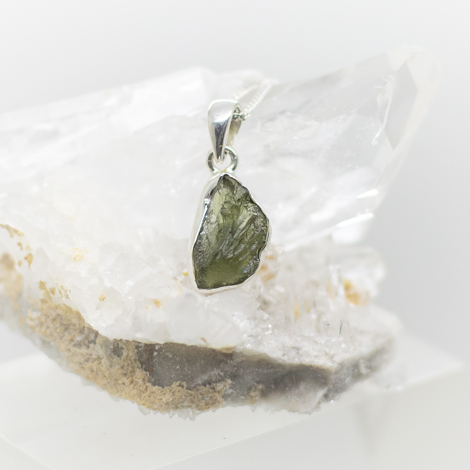 moldavite pendant