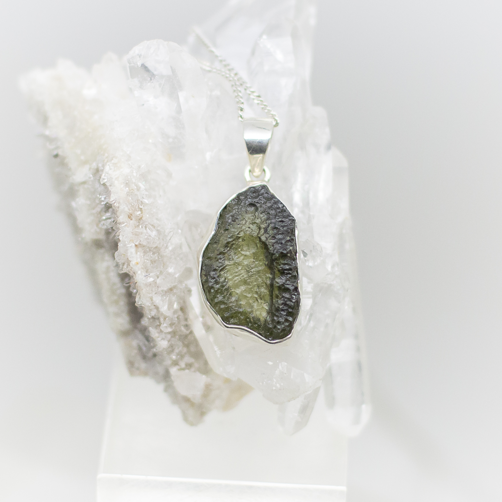 moldavite pendant