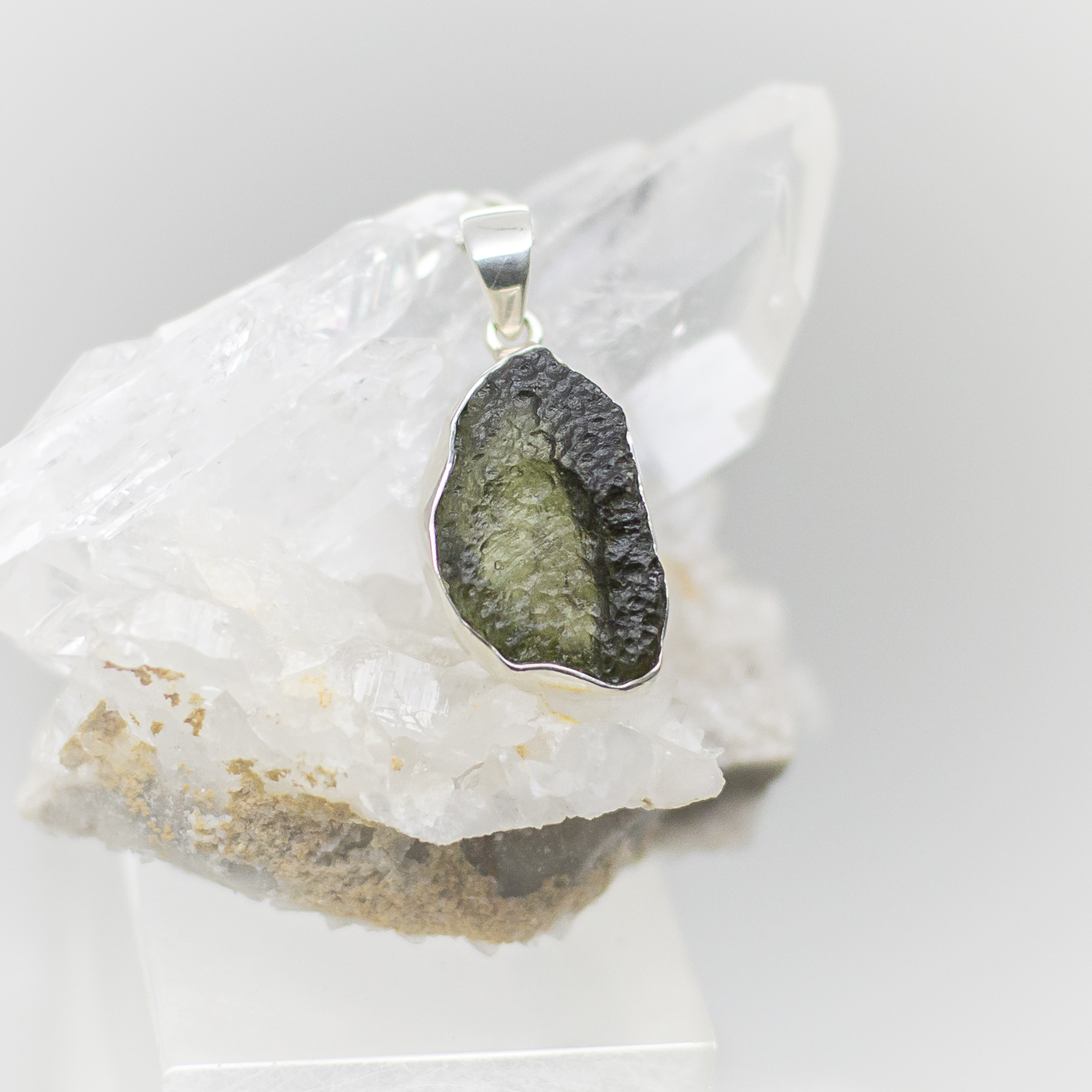 moldavite pendant