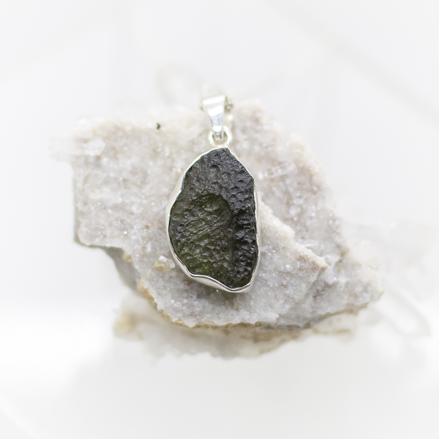 moldavite pendant