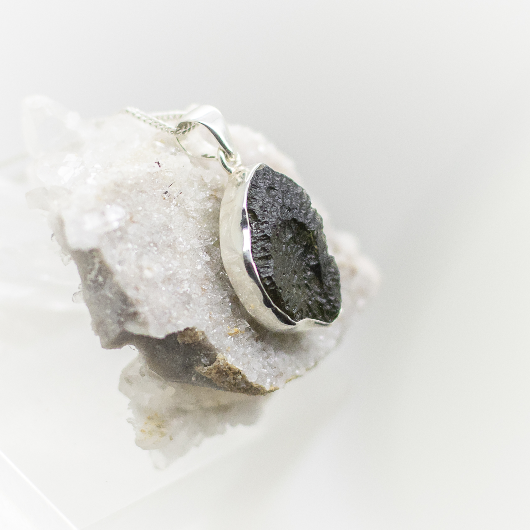 moldavite pendant