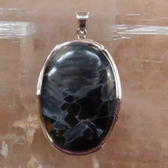 Pietersite Pendant front view