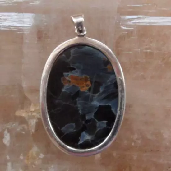 Pietersite Pendant back view