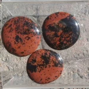 Mahogany Obsidian Hand Stone