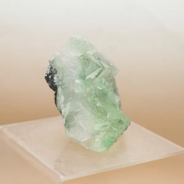 Green Fluorite Cluster China side view