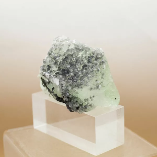 Green Fluorite Cluster back