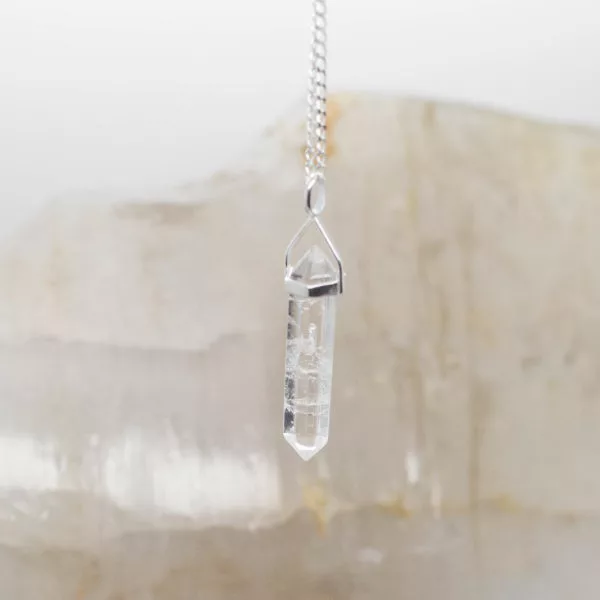 Quartz  Double Terminated Pendant - Image 2