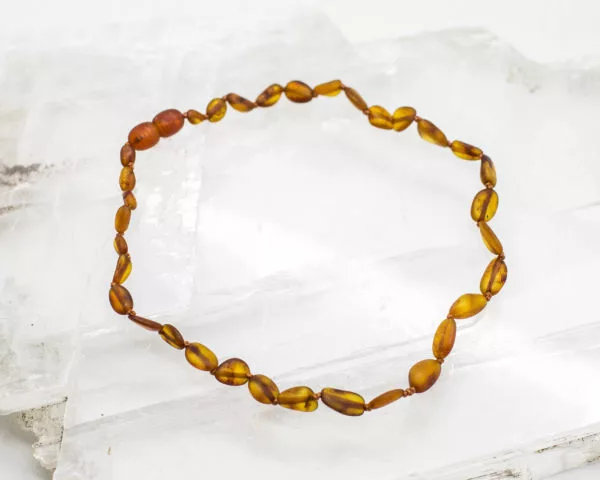 Amber Cognac Teething Necklace