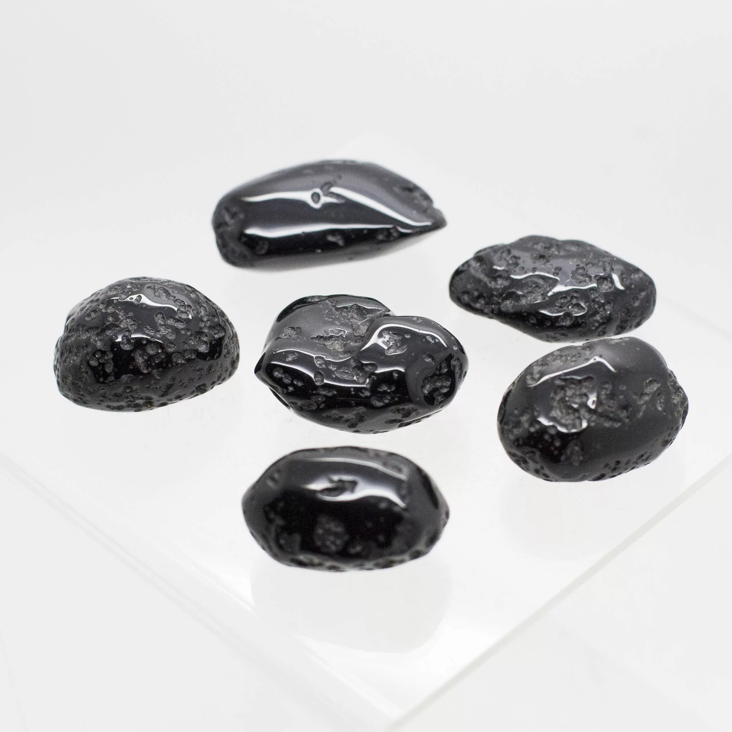 Tektite Tumbed Stones