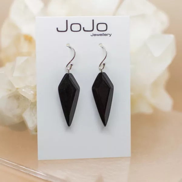 Black Agate Earrings