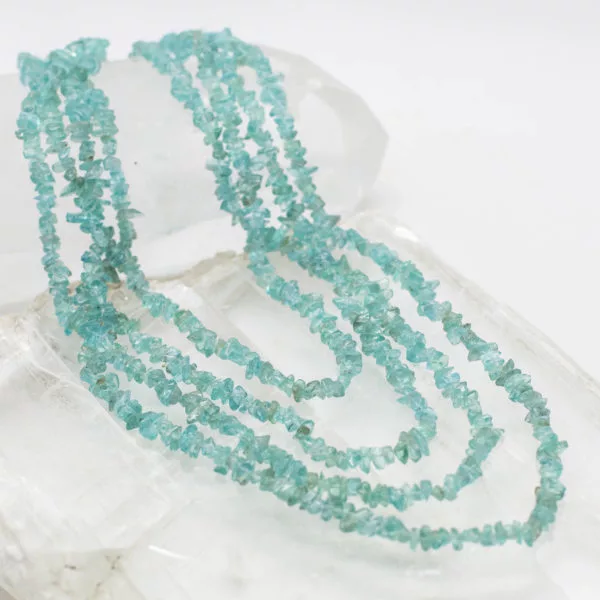 Apatite Chip Bead Necklace