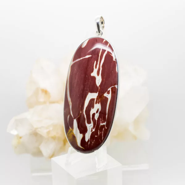 Mookite jasper pendant side 2