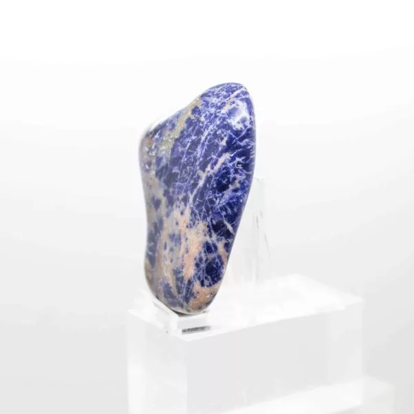 Sodalite Hand Stone side