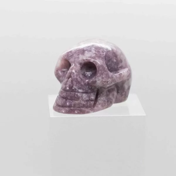 Lepidolite Skull (2)