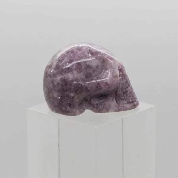 Lepidolite Skull (5)