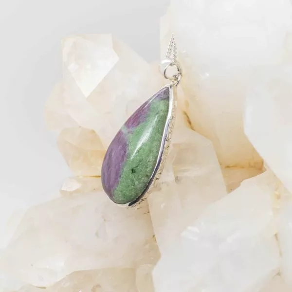 Ruby Zoisite Pendant (2)