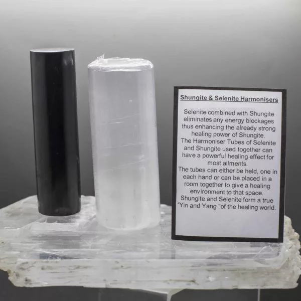 Shungite And Selenite Harmoniser Set (1)